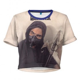 Женская футболка 3D укороченная с принтом Dizaster в Новосибирске, 100% полиэстер | круглая горловина, длина футболки до линии талии, рукава с отворотами | dizaster | king of the dot | oxxxymiron | versus | versus battle | батл рэп | дизастер | окимирон