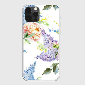 Чехол для iPhone 12 Pro Max с принтом Сирень и Пионы в Новосибирске, Силикон |  | Тематика изображения на принте: арт | краска | пион | пионы | прикольные | сирень | тропики | цветные | цветок | цветы