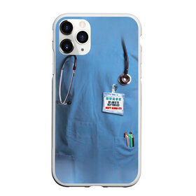 Чехол для iPhone 11 Pro матовый с принтом Костюм врача в Новосибирске, Силикон |  | Тематика изображения на принте: больница | врач | градусник | доктор | интерн | клиника | медбрат | медсестра | поликлиника | стетоскоп | фонендоскоп