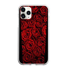 Чехол для iPhone 11 Pro матовый с принтом RED ROSES КРАСНЫЕ РОЗЫ в Новосибирске, Силикон |  | Тематика изображения на принте: букет | красный | лепестки | модные | полосы | природа | растения | розочки | розы | сад | тренды | цвет | цветы | черный