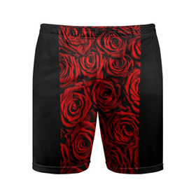 Мужские шорты 3D спортивные с принтом Унисекс / Красные розы в Новосибирске,  |  | букет | красный | лепестки | модные | полосы | природа | растения | розочки | розы | сад | тренды | цвет | цветы | черный