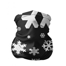 Бандана-труба 3D с принтом Снежинки в Новосибирске, 100% полиэстер, ткань с особыми свойствами — Activecool | плотность 150‒180 г/м2; хорошо тянется, но сохраняет форму | Тематика изображения на принте: christmas | new year | santa | дед мороз | елка | елочки | новогодний | новый год | рождество | сантаклаус | снег | снежинки