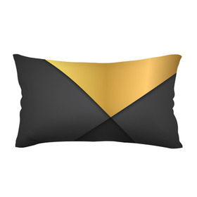 Подушка 3D антистресс с принтом Golden-black в Новосибирске, наволочка — 100% полиэстер, наполнитель — вспененный полистирол | состоит из подушки и наволочки на молнии | 