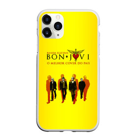 Чехол для iPhone 11 Pro матовый с принтом Группа Bon Jovi в Новосибирске, Силикон |  | bon jovi | бон | бон джови | глэм | группа | джови | джон | рок | хард