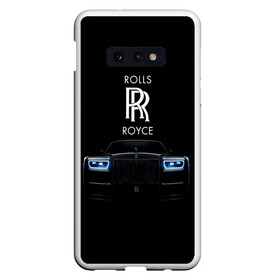Чехол для Samsung S10E с принтом Rolls Royce phantom в Новосибирске, Силикон | Область печати: задняя сторона чехла, без боковых панелей | luxury | phantom | rich | rolls royce | rr | авто | автомобили | бренд | известные | логотип | машина | надписи | огни | ролс ройс | роскошь | тень | фары | черный