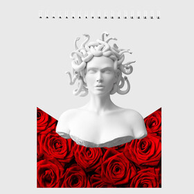 Скетчбук с принтом GIRL SNAKE ROSES РОЗЫ в Новосибирске, 100% бумага
 | 48 листов, плотность листов — 100 г/м2, плотность картонной обложки — 250 г/м2. Листы скреплены сверху удобной пружинной спиралью | букет | веты | красный | лепестки | модные | полосы | природа | растения | розочки | розы | сад | тренды | цвет | черный