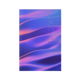 Обложка для паспорта матовая кожа с принтом Water Colors в Новосибирске, натуральная матовая кожа | размер 19,3 х 13,7 см; прозрачные пластиковые крепления | абстракция | вода.цветные | волны | краски | море | радужные | розовый | синий | фиолетовый | цвет | цвета | яркие