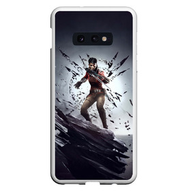 Чехол для Samsung S10E с принтом dishonored death of the outsid в Новосибирске, Силикон | Область печати: задняя сторона чехла, без боковых панелей | Тематика изображения на принте: billie | lurk | билли | лерк | чужой