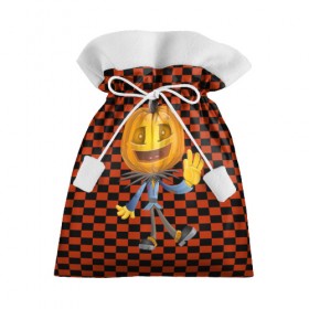 Подарочный 3D мешок с принтом Happy Halloween! в Новосибирске, 100% полиэстер | Размер: 29*39 см | 