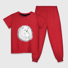 Детская пижама хлопок с принтом Ёжик в Новосибирске, 100% хлопок |  брюки и футболка прямого кроя, без карманов, на брюках мягкая резинка на поясе и по низу штанин
 | ежик