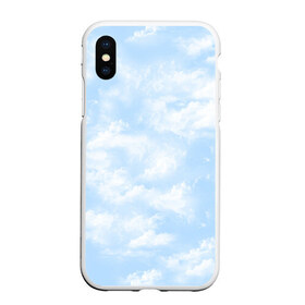 Чехол для iPhone XS Max матовый с принтом Облака в Новосибирске, Силикон | Область печати: задняя сторона чехла, без боковых панелей | ветер | воздух | лето | небо | облака | облако | осень | погода | релакс | спокойствие