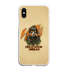 Чехол для iPhone XS Max матовый с принтом J-Dog Hollywood Undead в Новосибирске, Силикон | Область печати: задняя сторона чехла, без боковых панелей | Тематика изображения на принте: charlie scene | danny | funny man | hollywood | j dog | johnny 3 tears | undead | альтернативный | андед | голивуд | голливудская | группа | кранккор | метал | нежить | ню | реп | рок | рэп | рэпкор