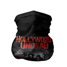 Бандана-труба 3D с принтом Группа Hollywood Undead в Новосибирске, 100% полиэстер, ткань с особыми свойствами — Activecool | плотность 150‒180 г/м2; хорошо тянется, но сохраняет форму | 