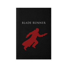 Обложка для паспорта матовая кожа с принтом Blade Runner в Новосибирске, натуральная матовая кожа | размер 19,3 х 13,7 см; прозрачные пластиковые крепления | 2049 | blade runner | bladerunner