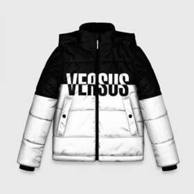 Зимняя куртка для мальчиков 3D с принтом VERSUS в Новосибирске, ткань верха — 100% полиэстер; подклад — 100% полиэстер, утеплитель — 100% полиэстер | длина ниже бедра, удлиненная спинка, воротник стойка и отстегивающийся капюшон. Есть боковые карманы с листочкой на кнопках, утяжки по низу изделия и внутренний карман на молнии. 

Предусмотрены светоотражающий принт на спинке, радужный светоотражающий элемент на пуллере молнии и на резинке для утяжки | battle | hip hip | rap | versus | батл | версус | реп | хип хоп