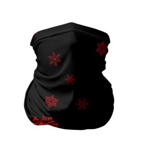 Бандана-труба 3D с принтом Снежинки в Новосибирске, 100% полиэстер, ткань с особыми свойствами — Activecool | плотность 150‒180 г/м2; хорошо тянется, но сохраняет форму | new year | новогодний | новый год | рождество | снег | снежинки