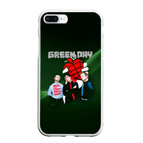 Чехол для iPhone 7Plus/8 Plus матовый с принтом Группа Green Day в Новосибирске, Силикон | Область печати: задняя сторона чехла, без боковых панелей | american idiot | green day | альтернативный | билли джо армстронг | грин дей | группа | зелёный день | майк дёрнт | музыка | надпись | панк | поп | поппанк | рок | тре кул