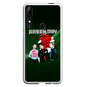 Чехол для Honor P Smart Z с принтом Группа Green Day в Новосибирске, Силикон | Область печати: задняя сторона чехла, без боковых панелей | Тематика изображения на принте: american idiot | green day | альтернативный | билли джо армстронг | грин дей | группа | зелёный день | майк дёрнт | музыка | надпись | панк | поп | поппанк | рок | тре кул