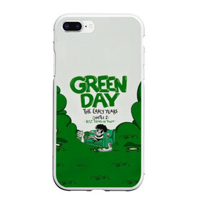Чехол для iPhone 7Plus/8 Plus матовый с принтом Монстр Green Day в Новосибирске, Силикон | Область печати: задняя сторона чехла, без боковых панелей | american idiot | green day | альтернативный | билли джо армстронг | грин дей | группа | зелёный день | майк дёрнт | музыка | надпись | панк | поп | поппанк | рок | тре кул