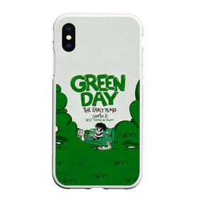 Чехол для iPhone XS Max матовый с принтом Монстр Green Day в Новосибирске, Силикон | Область печати: задняя сторона чехла, без боковых панелей | american idiot | green day | альтернативный | билли джо армстронг | грин дей | группа | зелёный день | майк дёрнт | музыка | надпись | панк | поп | поппанк | рок | тре кул