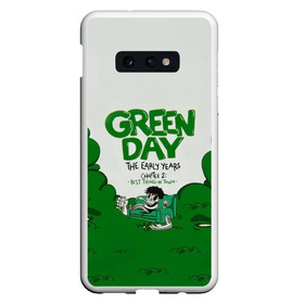 Чехол для Samsung S10E с принтом Монстр Green Day в Новосибирске, Силикон | Область печати: задняя сторона чехла, без боковых панелей | american idiot | green day | альтернативный | билли джо армстронг | грин дей | группа | зелёный день | майк дёрнт | музыка | надпись | панк | поп | поппанк | рок | тре кул