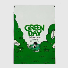 Постер с принтом Монстр Green Day в Новосибирске, 100% бумага
 | бумага, плотность 150 мг. Матовая, но за счет высокого коэффициента гладкости имеет небольшой блеск и дает на свету блики, но в отличии от глянцевой бумаги не покрыта лаком | american idiot | green day | альтернативный | билли джо армстронг | грин дей | группа | зелёный день | майк дёрнт | музыка | надпись | панк | поп | поппанк | рок | тре кул