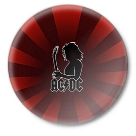 Значок с принтом Солист AC/DC в Новосибирске,  металл | круглая форма, металлическая застежка в виде булавки | Тематика изображения на принте: ac dc | acdc | австралийская | альбом | ангус янг | блюз рок | гитара | головы | группа | крис слэйд | музыканты | надпись | певцы | рок | рок н ролл | стиви янг | хард рок | эксл роуз