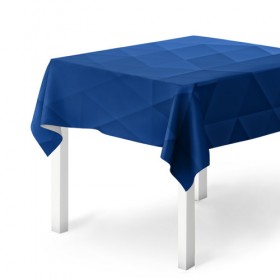 Скатерть 3D с принтом trianse blue в Новосибирске, 100% полиэстер (ткань не мнется и не растягивается) | Размер: 150*150 см | abstraction | абстракция | геометрия | грани | полигоны | сочетания | треугольники