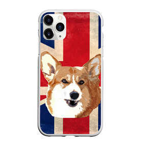 Чехол для iPhone 11 Pro матовый с принтом Королевский корги в Новосибирске, Силикон |  | англия | великобритания | вельш корги | корги | корги пемброк | королева | пемброк | собака | флаг