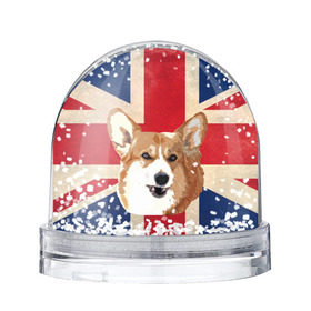 Снежный шар с принтом Королевский корги в Новосибирске, Пластик | Изображение внутри шара печатается на глянцевой фотобумаге с двух сторон | Тематика изображения на принте: англия | великобритания | вельш корги | корги | корги пемброк | королева | пемброк | собака | флаг
