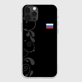 Чехол для iPhone 12 Pro с принтом Russia - Black Collection в Новосибирске, силикон | область печати: задняя сторона чехла, без боковых панелей | 0x000000123 | black collection | russia | россия