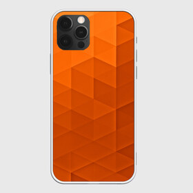 Чехол для iPhone 12 Pro Max с принтом Orange abstraction в Новосибирске, Силикон |  | Тематика изображения на принте: abstraction | geometry | polygon | абстракция | геометрия | грань | краски | кубик | кубики | линии | мозаика | полигоны | ребро | текстура | узор