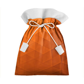 Подарочный 3D мешок с принтом Orange abstraction в Новосибирске, 100% полиэстер | Размер: 29*39 см | abstraction | geometry | polygon | абстракция | геометрия | грань | краски | кубик | кубики | линии | мозаика | полигоны | ребро | текстура | узор