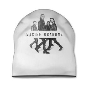 Шапка 3D с принтом Группа Imagine Dragons в Новосибирске, 100% полиэстер | универсальный размер, печать по всей поверхности изделия | dragons | imagine | альтернативный | американская | бэн макки | группа | драгонс | дэн платцман | дэн рейнольдс | имеджин | инди | индирок | поп | рок | уэйн сермон | электроник