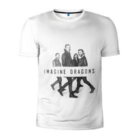 Мужская футболка 3D спортивная с принтом Группа Imagine Dragons в Новосибирске, 100% полиэстер с улучшенными характеристиками | приталенный силуэт, круглая горловина, широкие плечи, сужается к линии бедра | dragons | imagine | альтернативный | американская | бэн макки | группа | драгонс | дэн платцман | дэн рейнольдс | имеджин | инди | индирок | поп | рок | уэйн сермон | электроник