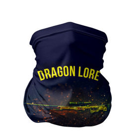 Бандана-труба 3D с принтом Dragon Lore в Новосибирске, 100% полиэстер, ткань с особыми свойствами — Activecool | плотность 150‒180 г/м2; хорошо тянется, но сохраняет форму | cs | cs go | csgo | go | го | контр страйк | контра | кс | кс го | ксго | спецназ | террористы