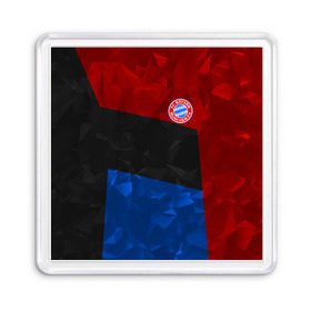 Магнит 55*55 с принтом FC Bayern 2018 Abstract colors в Новосибирске, Пластик | Размер: 65*65 мм; Размер печати: 55*55 мм | bayern | fc | абстракция | бавария | геометрия | спорт | футбольный клуб