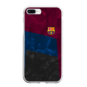 Чехол для iPhone 7Plus/8 Plus матовый с принтом FC Barcelona 2018 Abstract в Новосибирске, Силикон | Область печати: задняя сторона чехла, без боковых панелей | fc | fc barcelona | fcb | fly emirates | ronaldo | абстракция | барселона | геометрия | зож | клуб | линии | месси | модные | мяч | реал мадрид | спорт | спортивные | тренды | футбол | футбольный клуб | эмблема