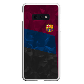 Чехол для Samsung S10E с принтом FC Barcelona 2018 Abstract в Новосибирске, Силикон | Область печати: задняя сторона чехла, без боковых панелей | Тематика изображения на принте: fc | fc barcelona | fcb | fly emirates | ronaldo | абстракция | барселона | геометрия | зож | клуб | линии | месси | модные | мяч | реал мадрид | спорт | спортивные | тренды | футбол | футбольный клуб | эмблема