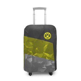 Чехол для чемодана 3D с принтом Borussia Dortmund 2018 в Новосибирске, 86% полиэфир, 14% спандекс | двустороннее нанесение принта, прорези для ручек и колес | боруссия | дортмунд