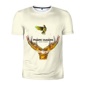 Мужская футболка 3D спортивная с принтом Руки с птичкой Imagine Dragons в Новосибирске, 100% полиэстер с улучшенными характеристиками | приталенный силуэт, круглая горловина, широкие плечи, сужается к линии бедра | альтернативный | американская | группа | драгонс | имеджин | инди | индирок | поп | рок | электроник