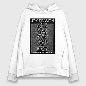 Женское худи Oversize хлопок с принтом Joy Division в Новосибирске, френч-терри — 70% хлопок, 30% полиэстер. Мягкий теплый начес внутри —100% хлопок | боковые карманы, эластичные манжеты и нижняя кромка, капюшон на магнитной кнопке | postpunk | unknown pleasures | бернард самнер | британская рок группа | джой дивижн | иэн кёртис | неизвестные удовольствия | питер хук | постпанк | стивен моррис