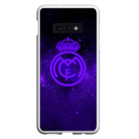 Чехол для Samsung S10E с принтом FC Real Madrid(SPACE STYLE) в Новосибирске, Силикон | Область печати: задняя сторона чехла, без боковых панелей | real madrid | футбол | футбольный клуб | чемпионат