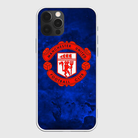 Чехол для iPhone 12 Pro Max с принтом FC Манчестер(blue collection) в Новосибирске, Силикон |  | football | footer | manchester | soccer | socker | арсенал | футбол | футбольный клуб