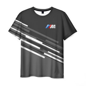 Мужская футболка 3D с принтом BMW 2018 sport line в Новосибирске, 100% полиэфир | прямой крой, круглый вырез горловины, длина до линии бедер | Тематика изображения на принте: bmw | bmw motorsport | bmw performance | carbon | m | motorsport | performance | sport | бмв | карбон | моторспорт | спорт