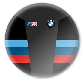 Значок с принтом BMW 2018 Sport в Новосибирске,  металл | круглая форма, металлическая застежка в виде булавки | Тематика изображения на принте: bmw | автомобиль | автомобильные | бмв | марка | машины | патриот | флаг