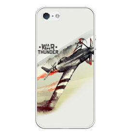 Чехол для iPhone 5/5S матовый с принтом War Thunder в Новосибирске, Силикон | Область печати: задняя сторона чехла, без боковых панелей | war thunder | гром войны