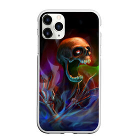 Чехол для iPhone 11 Pro матовый с принтом Skull в Новосибирске, Силикон |  | halloween | pumpkin | witch | ведьма | демон | кот | тыква | хэллоуин | череп