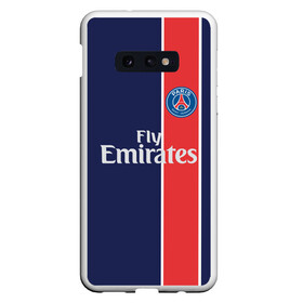 Чехол для Samsung S10E с принтом PSG 2018 Original #1 в Новосибирске, Силикон | Область печати: задняя сторона чехла, без боковых панелей | fc | fly emirates | paris | psg | лого | париж | псж | спорт | спортивные | фк | футбольный клуб