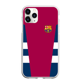 Чехол для iPhone 11 Pro матовый с принтом FC Barcelona 2018 Vintage в Новосибирске, Силикон |  | Тематика изображения на принте: fc | fc barcelona | fcb | fly emirates | ronaldo | абстракция | барселона | геометрия | зож | клуб | линии | месси | модные | мяч | реал мадрид | спорт | спортивные | тренды | футбол | футбольный клуб | эмблема